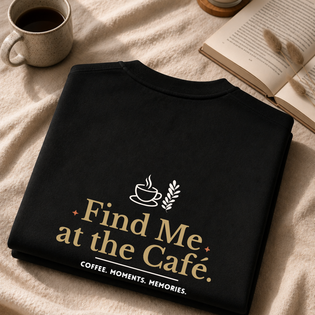 Unisex Oversized Meet me at the cafe