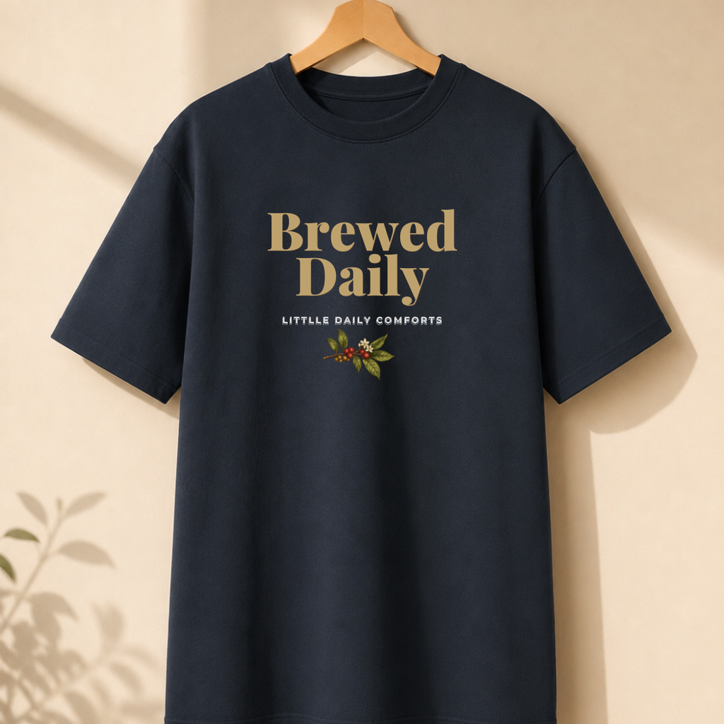 Brewed Daily | Oversized Unisex T-Shirt