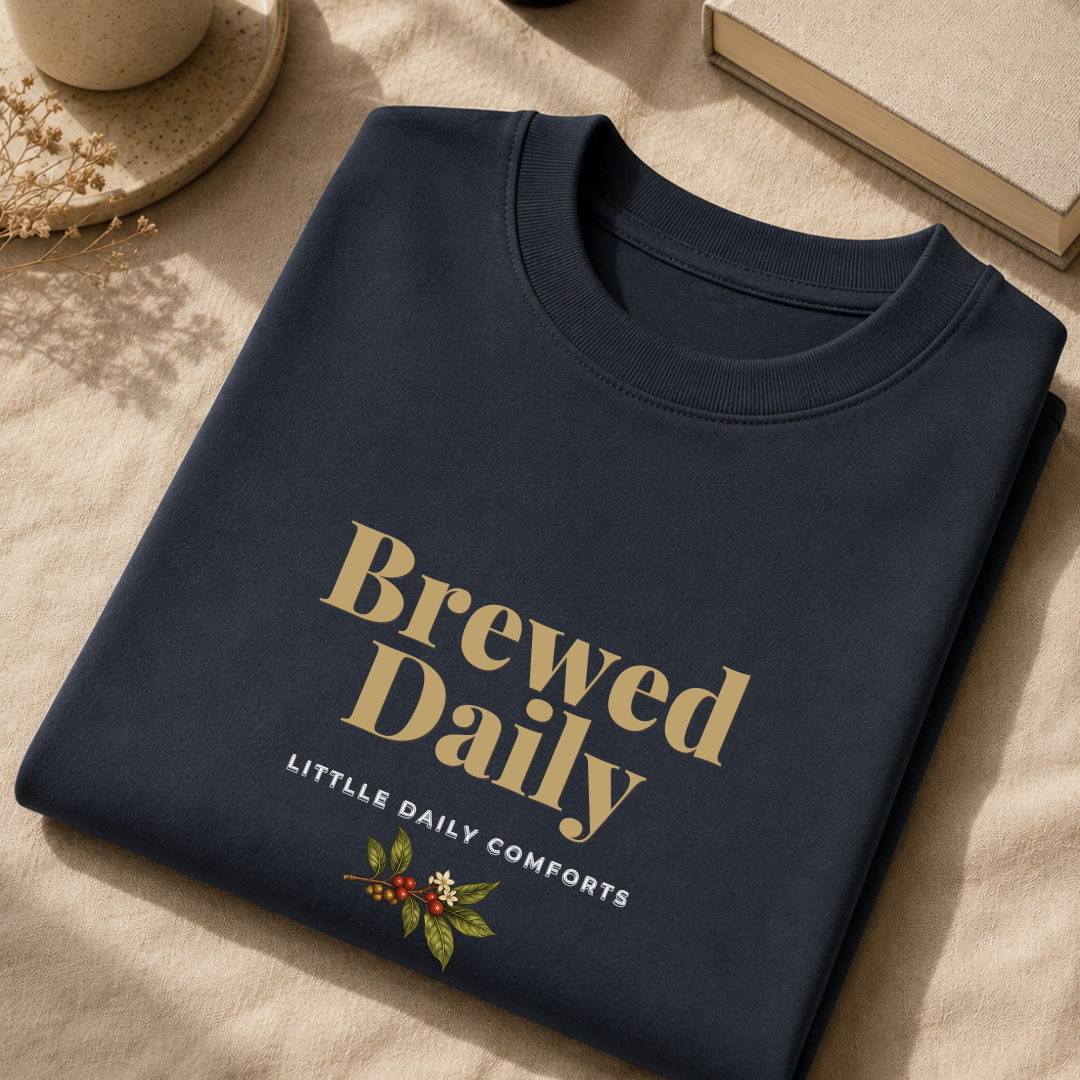 Brewed Daily | Oversized Unisex T-Shirt