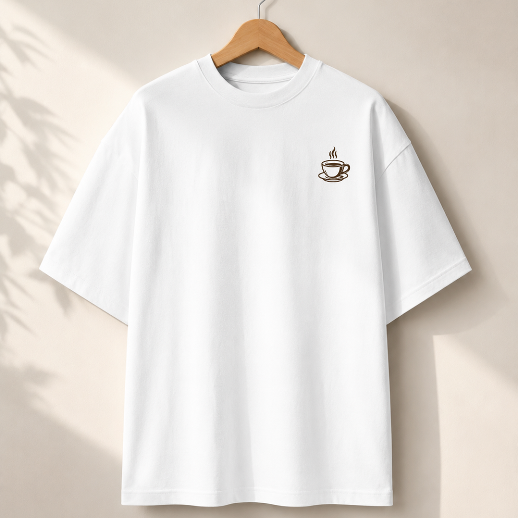 Coffee Before Adulting Oversized T-Shirt