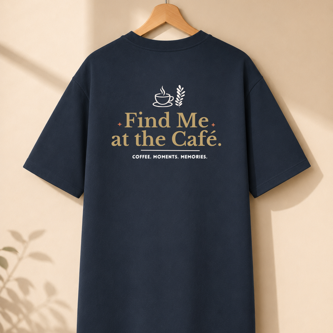 Unisex Oversized Meet me at the cafe