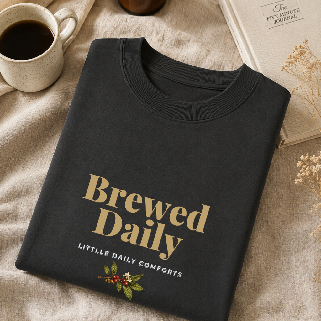 Brewed Daily | Oversized Unisex T-Shirt