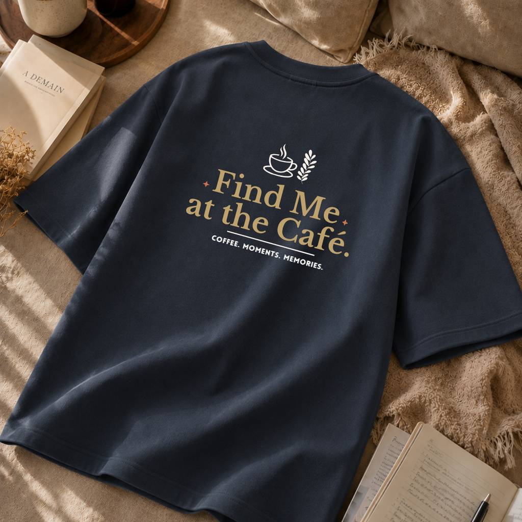 Unisex Oversized Meet me at the cafe