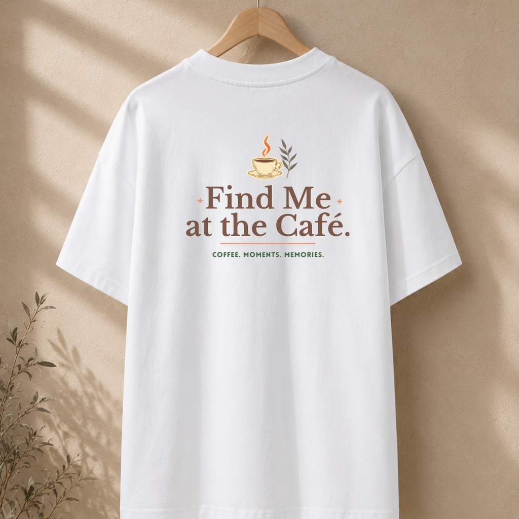 Unisex Oversized Meet me at the cafe