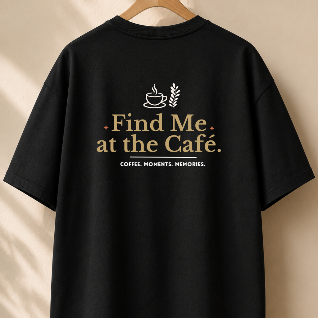 Unisex Oversized Meet me at the cafe